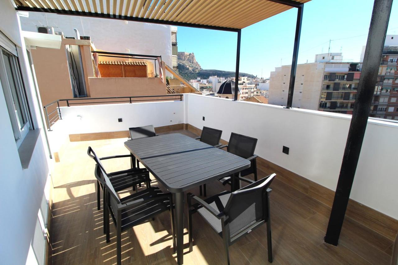 דירות אליקאנטה Atico Loft De Lujo Con Terraza Espectacular Y Vista A Los 2 Castillos מראה חיצוני תמונה